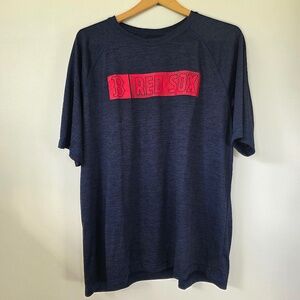 MLB Boston Red Sox Men's Performance Short Sleeve T Shirt - XL